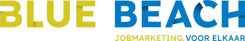Blue Beach logo jobmarketing voor elkaar